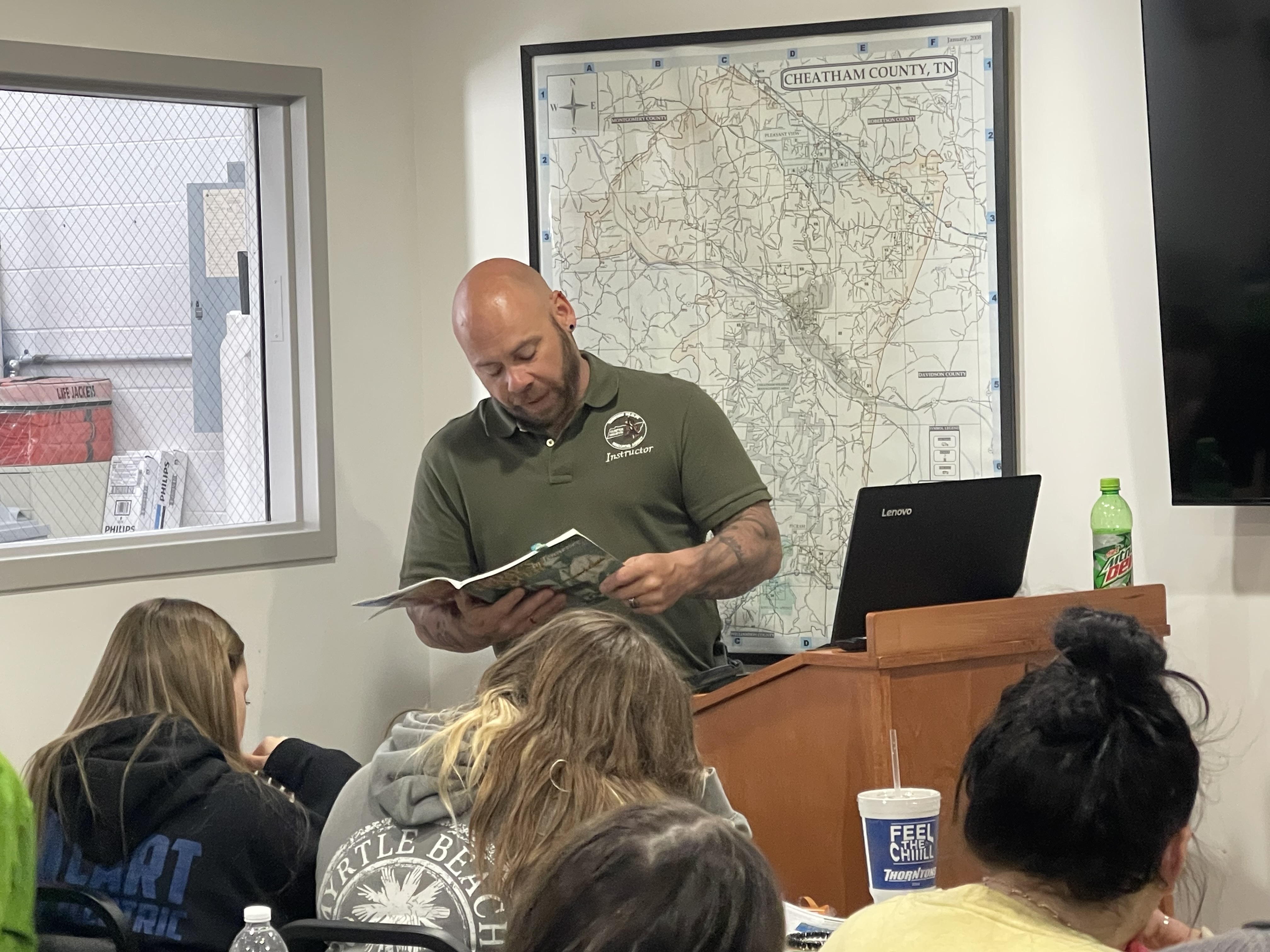 Roger “Bubba” Parker has been a TWRA Instructor for seven years. The TWRA generally hosts its Hunter Education Program two times a year in Kingston Springs, with the next session tentatively planned for July. / Michael Coldwell