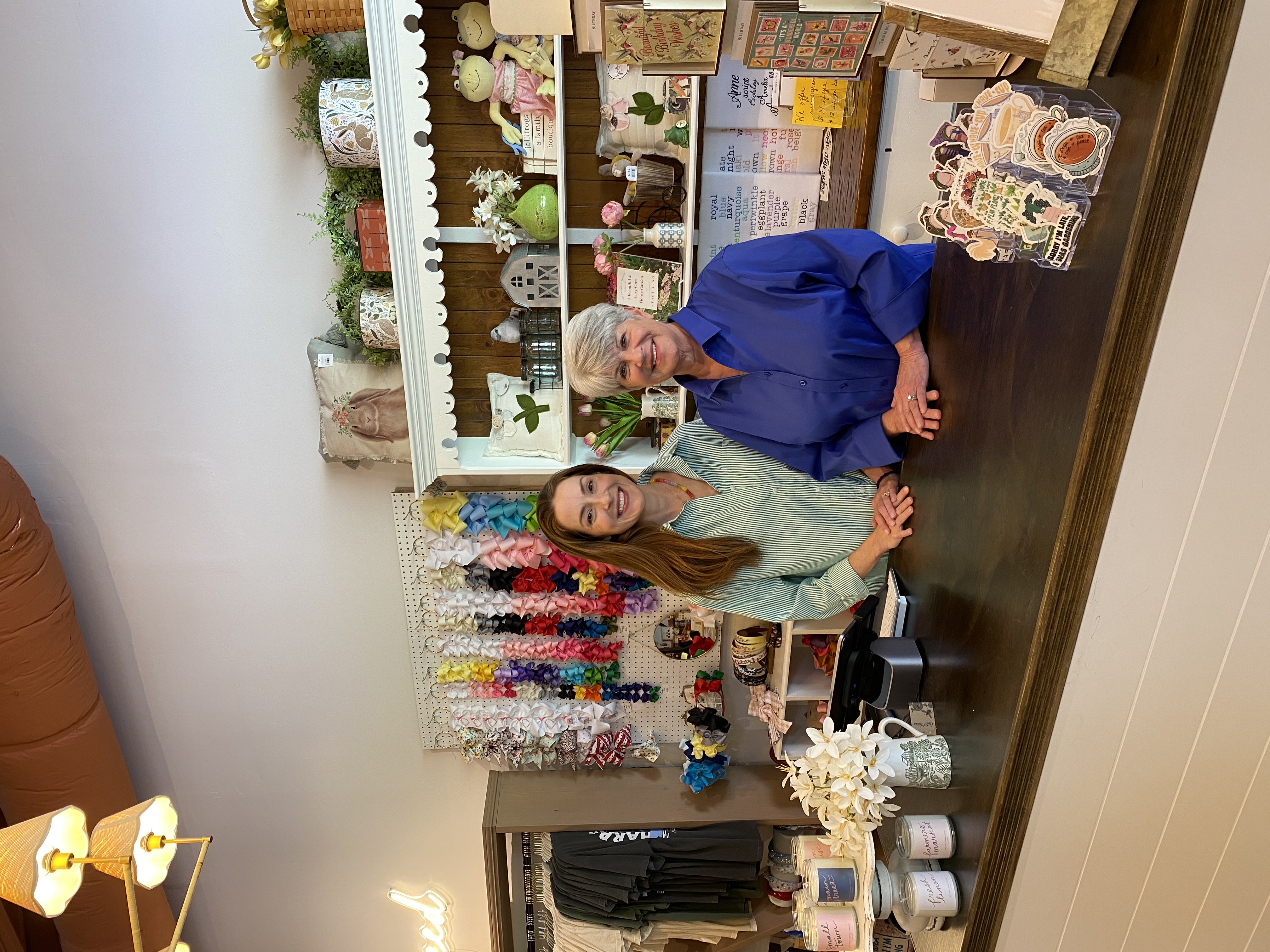 When you walk into Jollifrogs on Main Street, you can almost always find mother-daughter duo Rachel Taslimi (left) and Karen Kloess (right) behind the counter greeting you with a welcoming smile. / Cate Burgan
