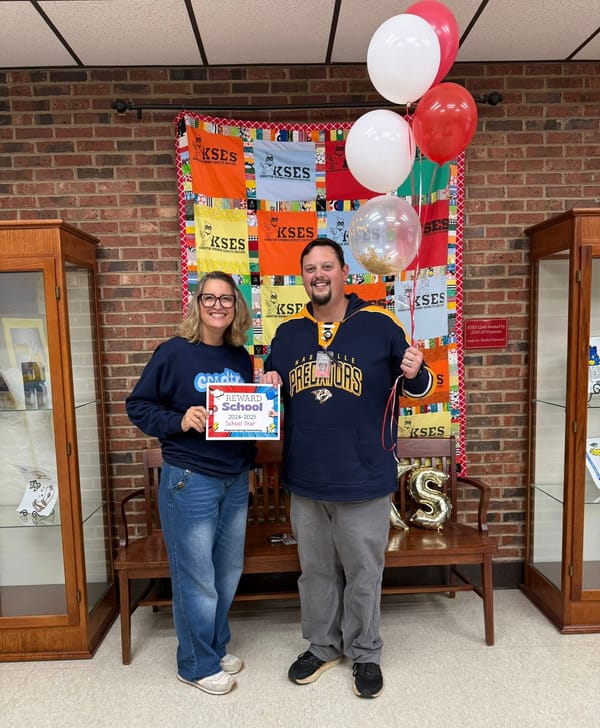 KSES named Reward School for fifth straight year; Cheatham County designated ‘Advancing’ district