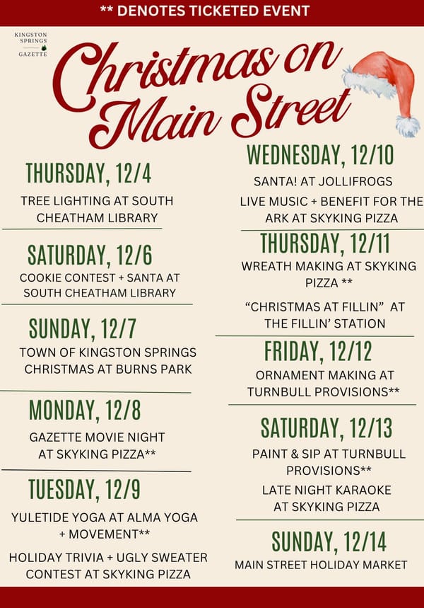 Christmas on Main Street returns for a week of holiday cheer
